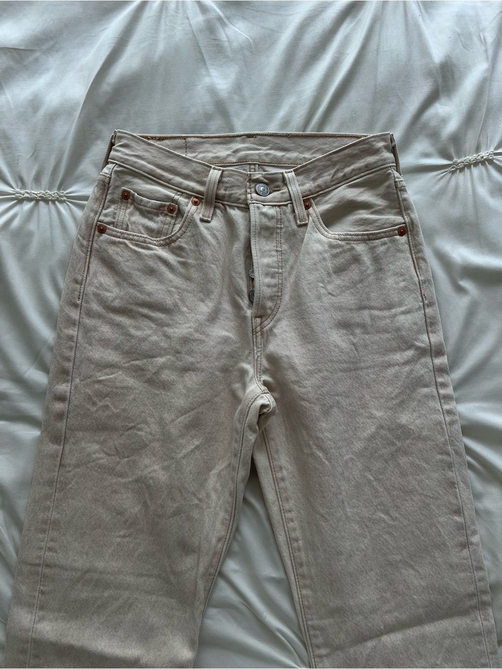 Levi’s Cream 501s
